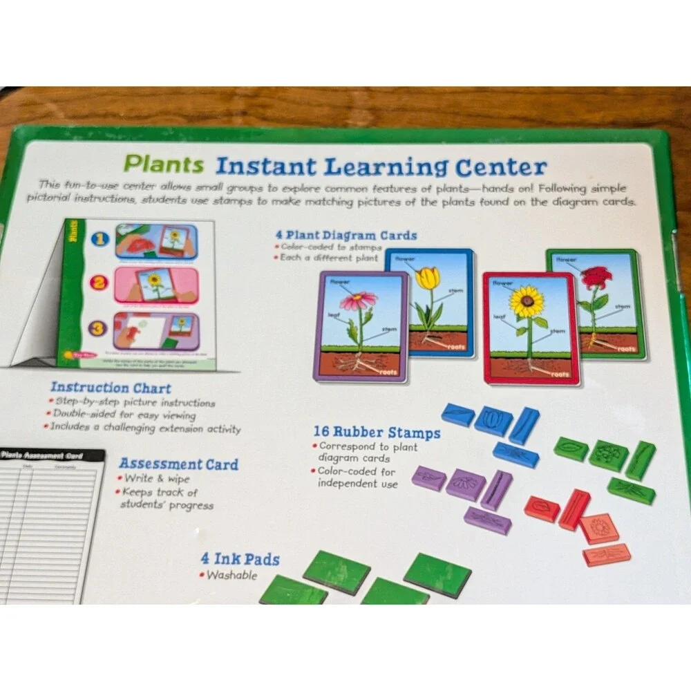 Lakeshore Instant Learning Center Plants TT696 Complete 4+